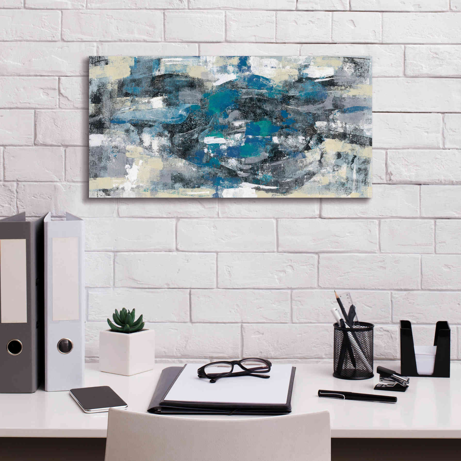 Epic Art 'Moonlight Splash' by Silvia Vassileva, Canvas Wall Art,24 x 12