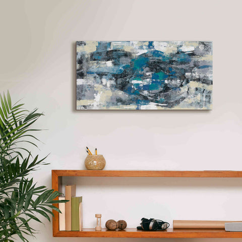 Image of Epic Art 'Moonlight Splash' by Silvia Vassileva, Canvas Wall Art,24 x 12