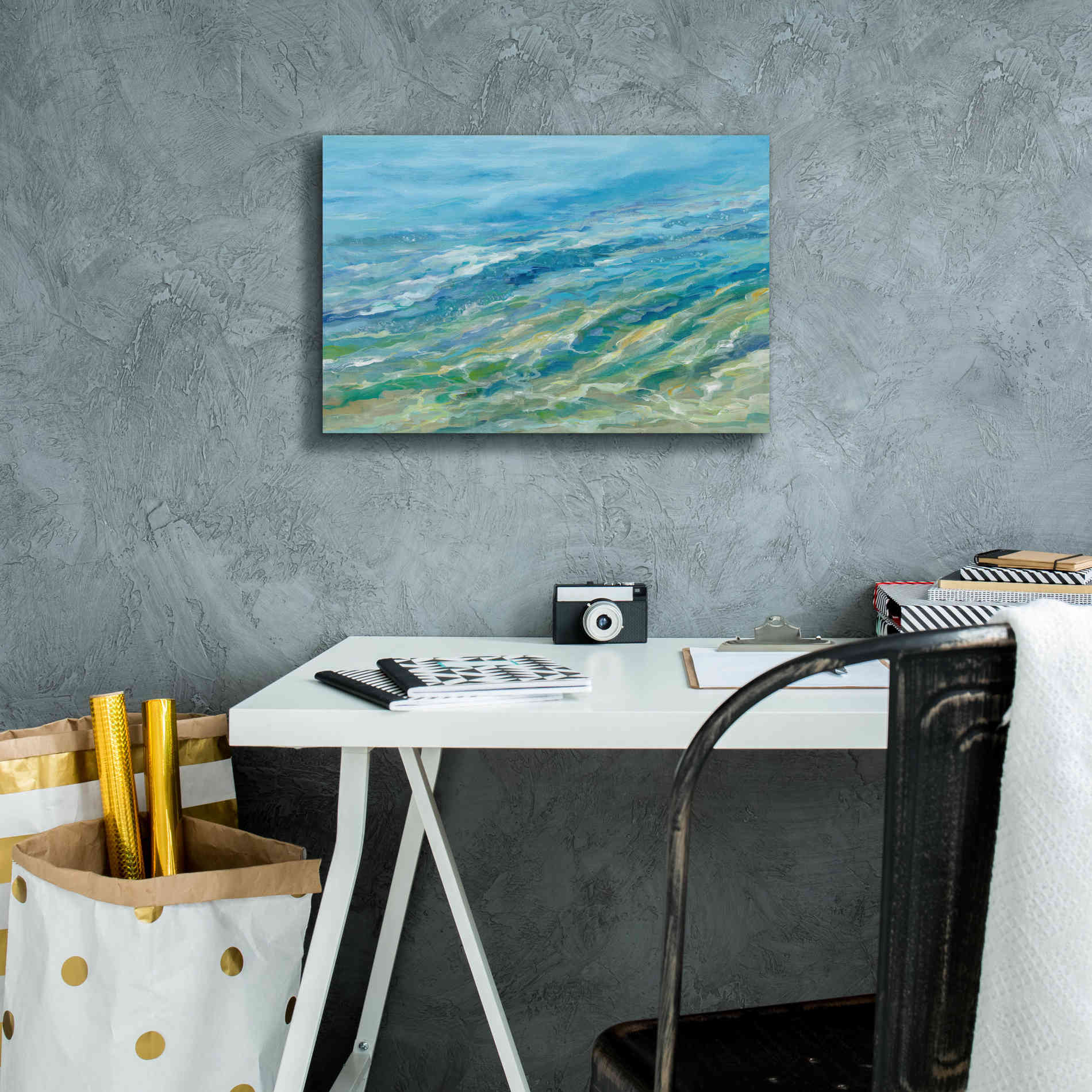 Epic Art 'Seabed' by Silvia Vassileva, Canvas Wall Art,18 x 12