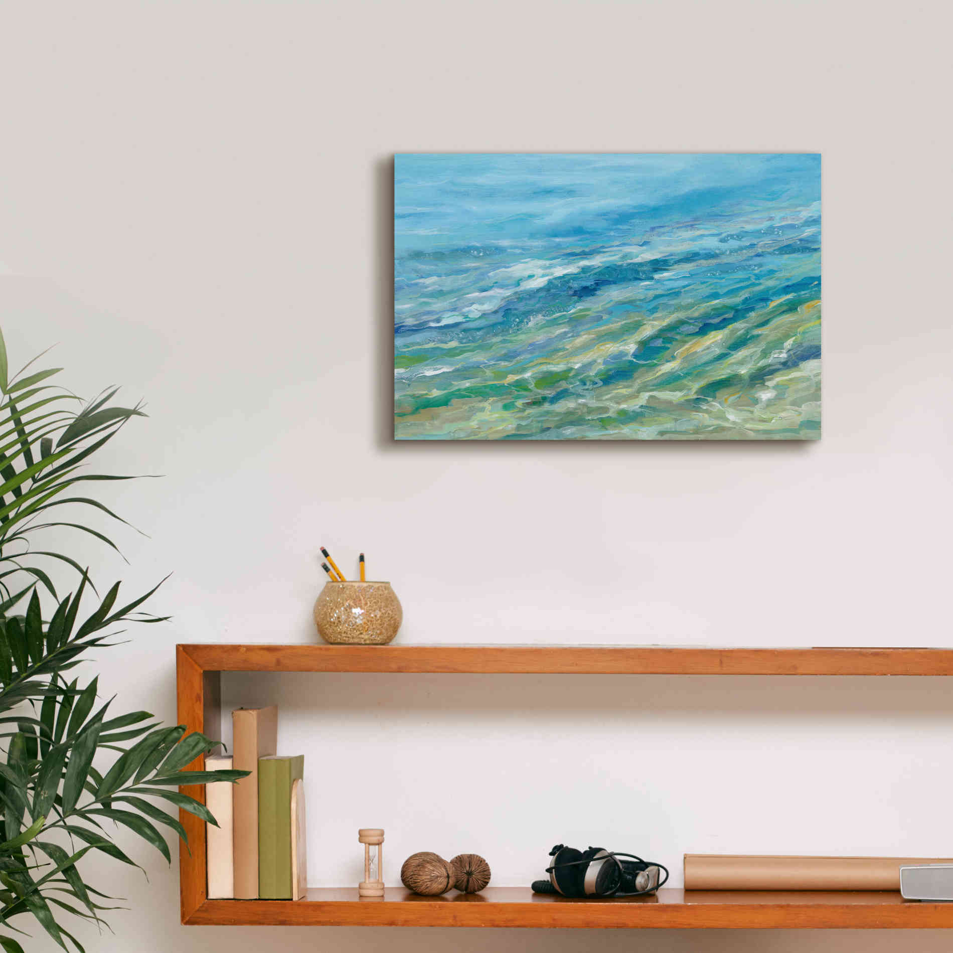 Epic Art 'Seabed' by Silvia Vassileva, Canvas Wall Art,18 x 12