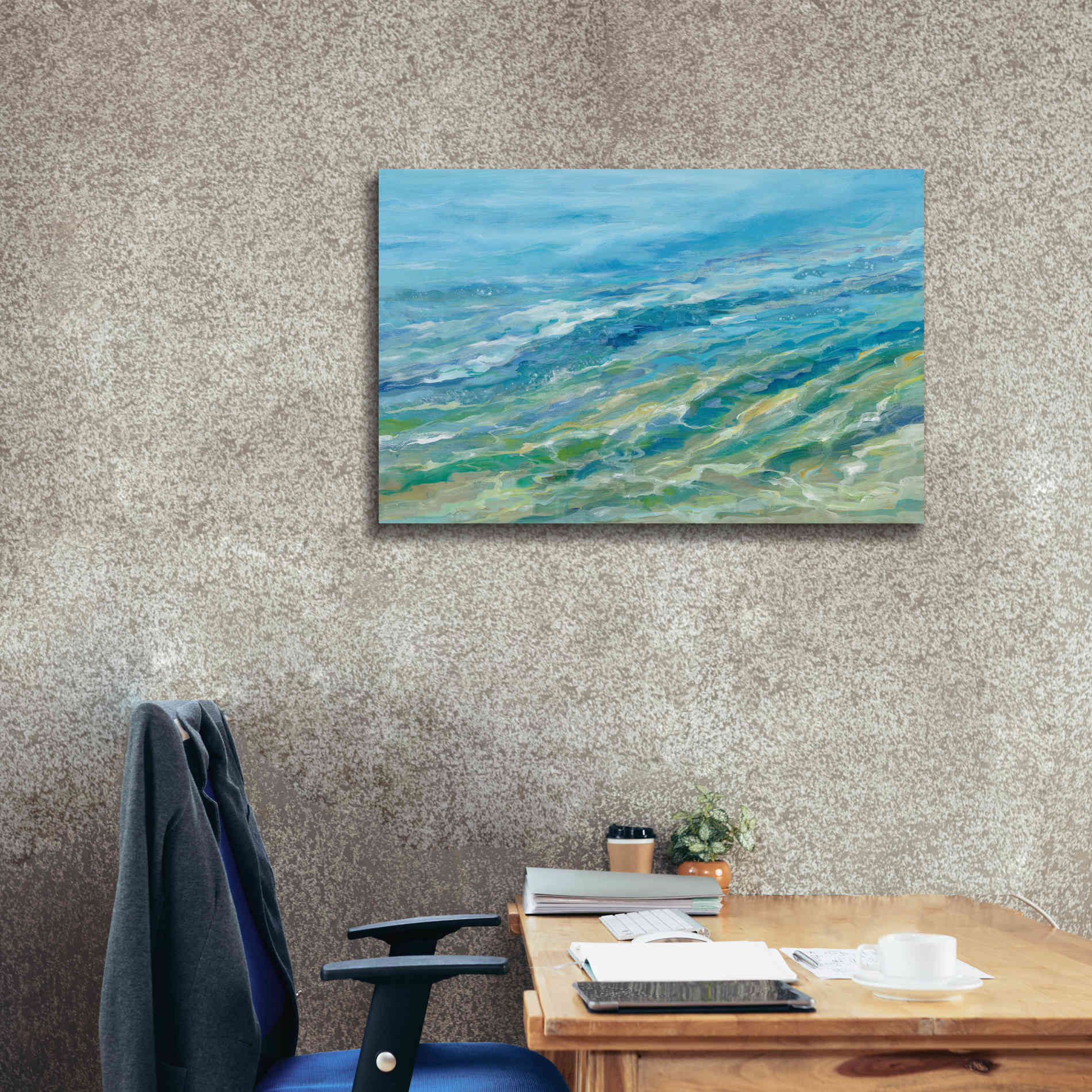 Epic Art 'Seabed' by Silvia Vassileva, Canvas Wall Art,40 x 26