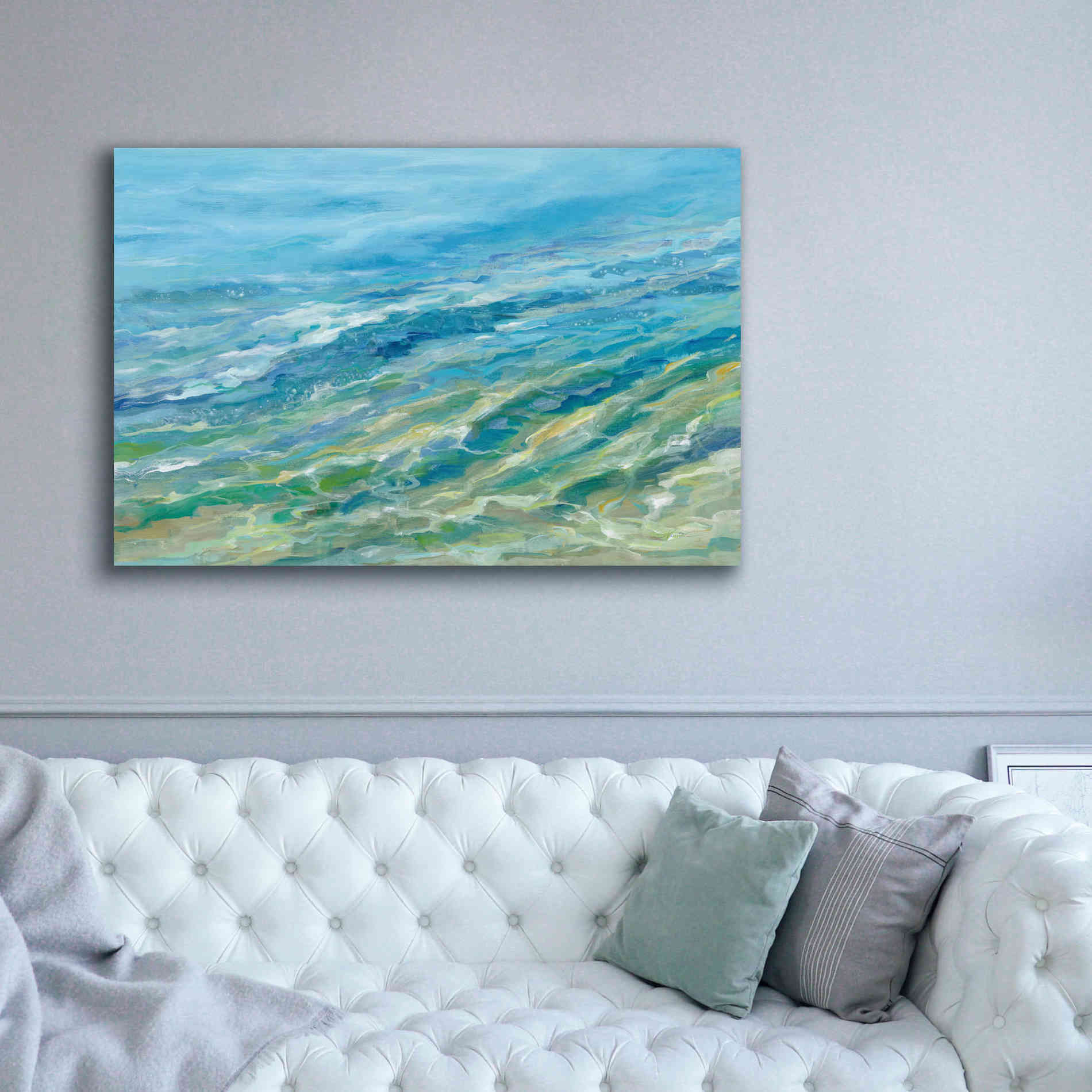Epic Art 'Seabed' by Silvia Vassileva, Canvas Wall Art,60 x 40