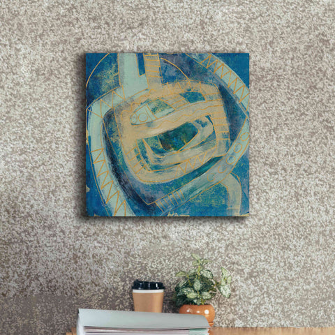 Image of Epic Art 'Mid Modern Tile II' by Silvia Vassileva, Canvas Wall Art,18 x 18