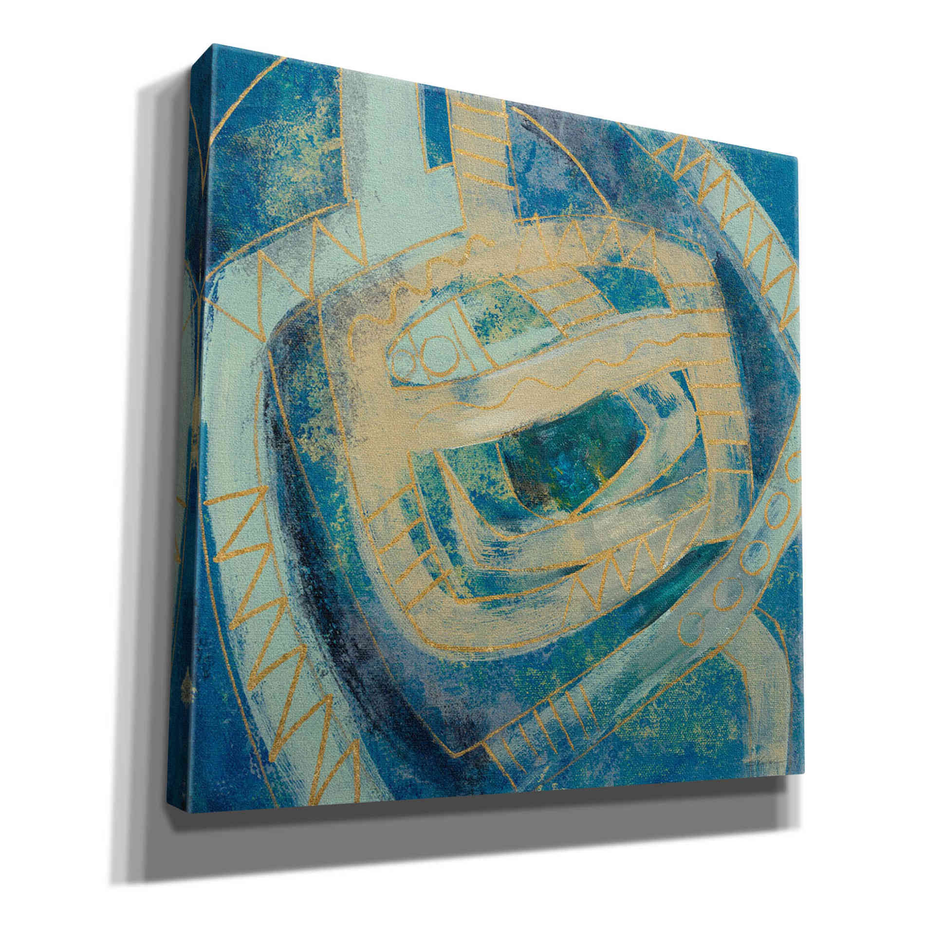 Epic Art 'Mid Modern Tile II' by Silvia Vassileva, Canvas Wall Art,12x12x1.1x0,18x18x1.1x0,26x26x1.74x0,37x37x1.74x0