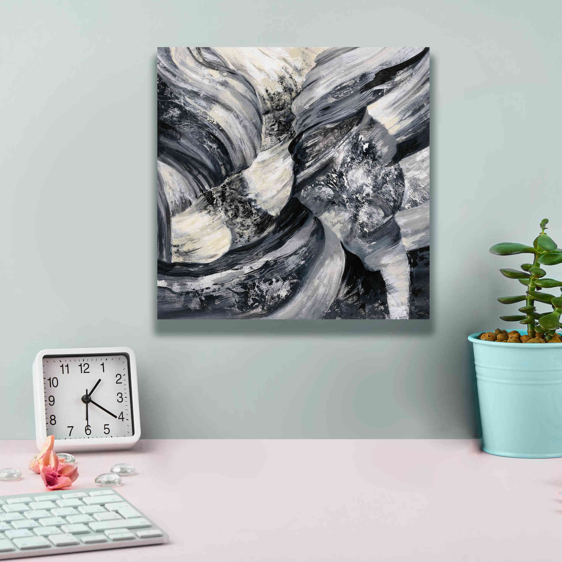 Epic Art 'Graphic Canyon I' by Silvia Vassileva, Canvas Wall Art,12 x 12