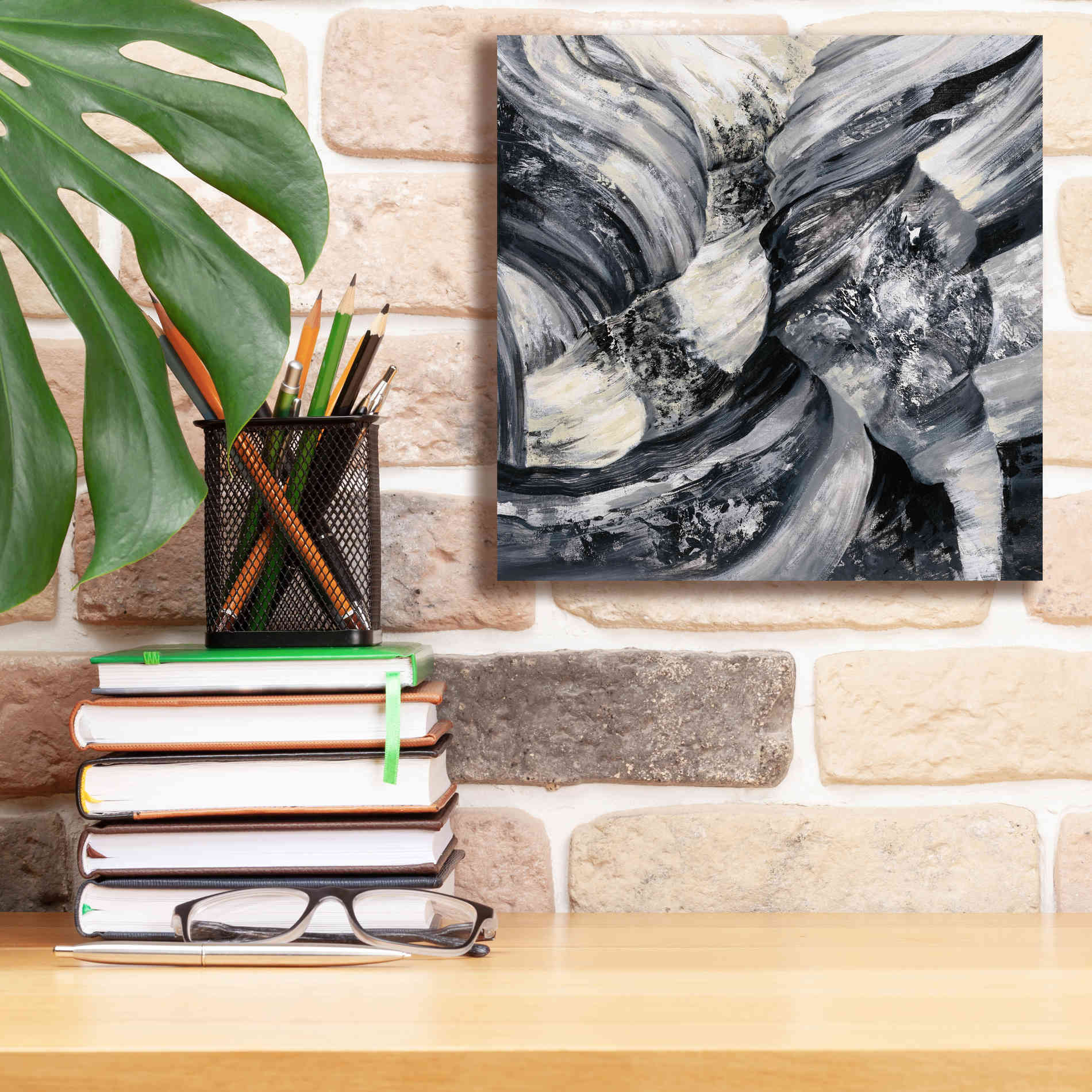 Epic Art 'Graphic Canyon I' by Silvia Vassileva, Canvas Wall Art,12 x 12