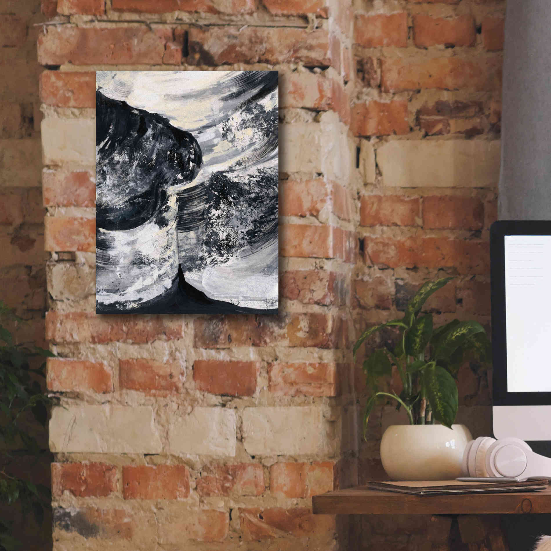 Epic Art 'Graphic Canyon II' by Silvia Vassileva, Canvas Wall Art,12 x 16