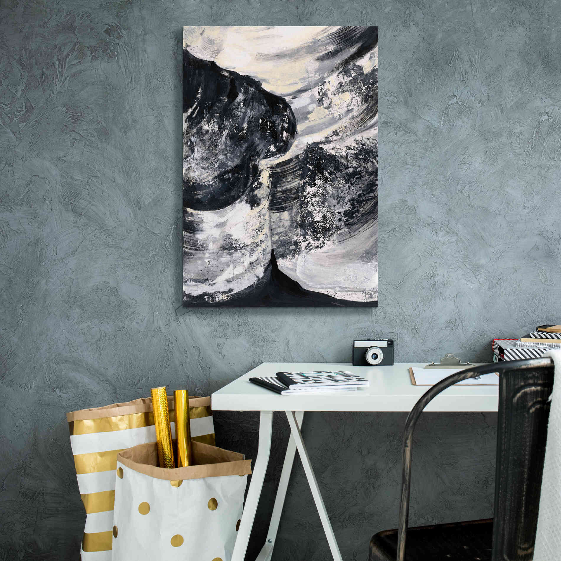 Epic Art 'Graphic Canyon II' by Silvia Vassileva, Canvas Wall Art,18 x 26