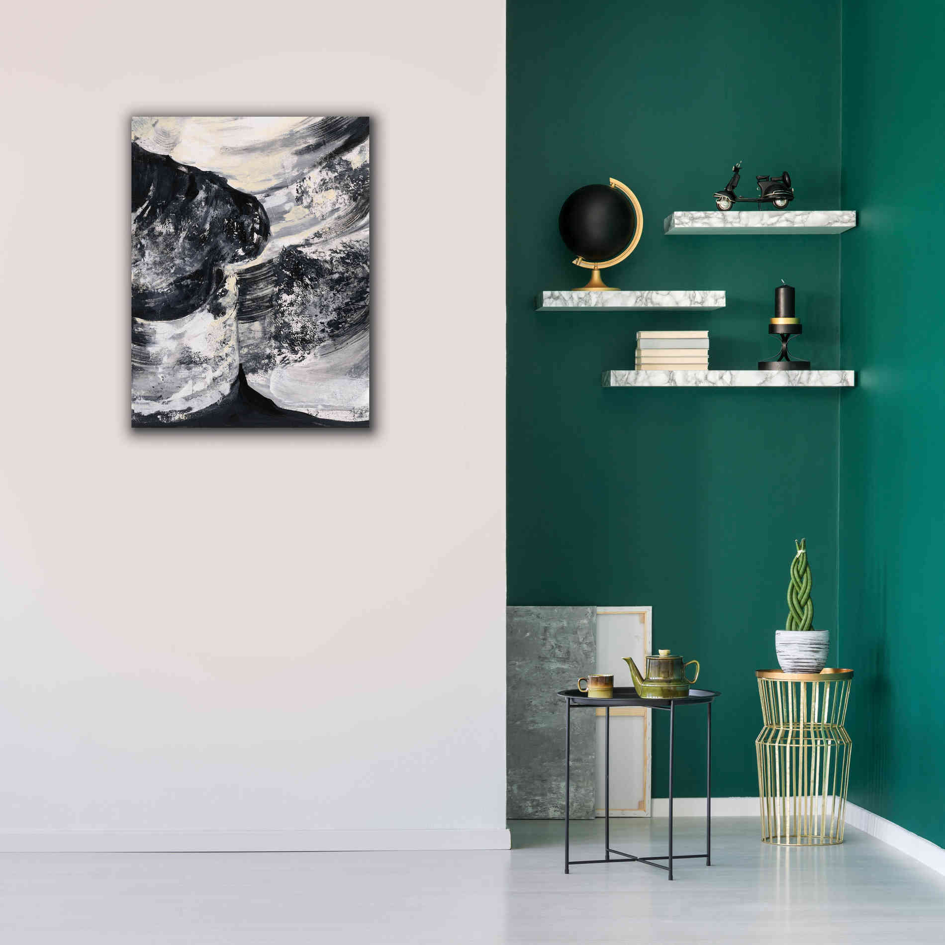 Epic Art 'Graphic Canyon II' by Silvia Vassileva, Canvas Wall Art,26 x 34