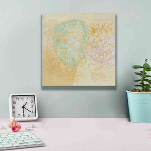 Epic Art 'Mid Mod Sophisticated Floral I' by Silvia Vassileva, Canvas Wall Art,12 x 12