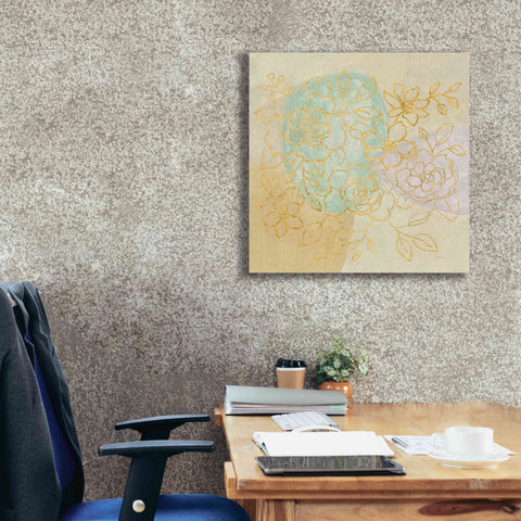 Image of Epic Art 'Mid Mod Sophisticated Floral I' by Silvia Vassileva, Canvas Wall Art,26 x 26