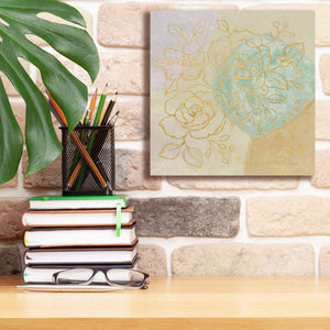 Epic Art 'Mid Mod Sophisticated Floral II' by Silvia Vassileva, Canvas Wall Art,12 x 12