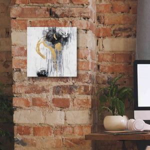 Epic Art 'Golden Rain I' by Silvia Vassileva, Canvas Wall Art,12 x 12