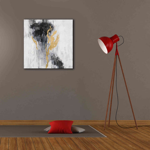 Image of Epic Art 'Golden Rain II' by Silvia Vassileva, Canvas Wall Art,26 x 26