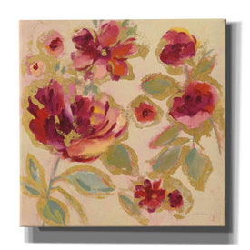 Epic Art 'Gilded Loose Floral I' by Silvia Vassileva, Canvas Wall Art,12x12x1.1x0,18x18x1.1x0,26x26x1.74x0,37x37x1.74x0
