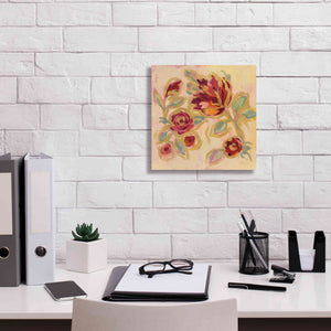 Epic Art 'Gilded Loose Floral II' by Silvia Vassileva, Canvas Wall Art,12 x 12