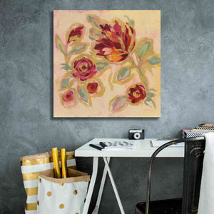 Epic Art 'Gilded Loose Floral II' by Silvia Vassileva, Canvas Wall Art,26 x 26