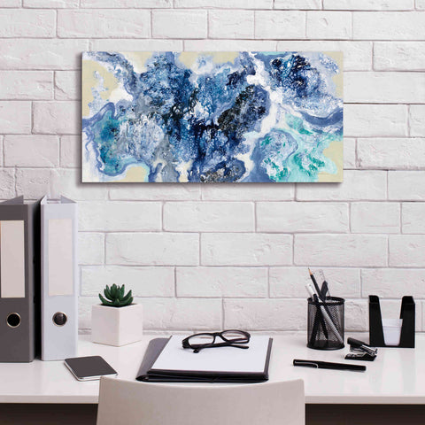 Image of Epic Art 'Low Tide Reflections' by Silvia Vassileva, Canvas Wall Art,24 x 12