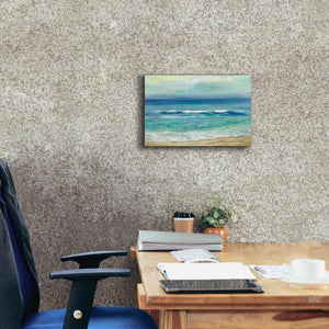 Epic Art 'Seaside Sunrise' by Silvia Vassileva, Canvas Wall Art,18 x 12