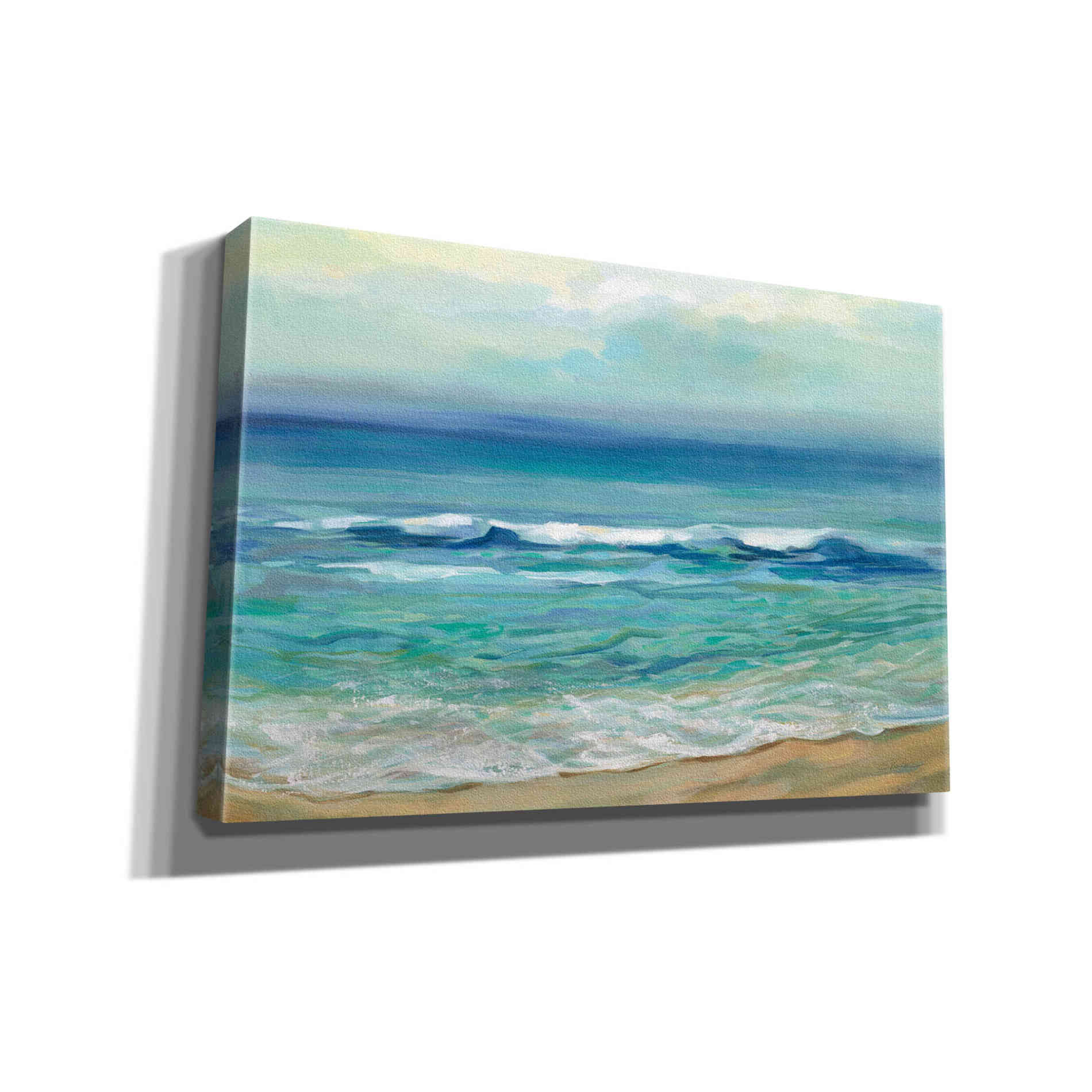 Epic Art 'Seaside Sunrise' by Silvia Vassileva, Canvas Wall Art,18x12x1.1x0,26x18x1.1x0,40x26x1.74x0,60x40x1.74x0