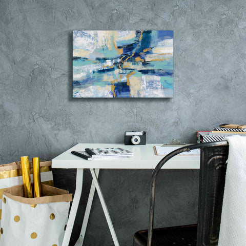 Image of Epic Art 'Wave Breaker' by Silvia Vassileva, Canvas Wall Art,18 x 12