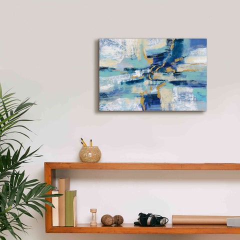 Image of Epic Art 'Wave Breaker' by Silvia Vassileva, Canvas Wall Art,18 x 12