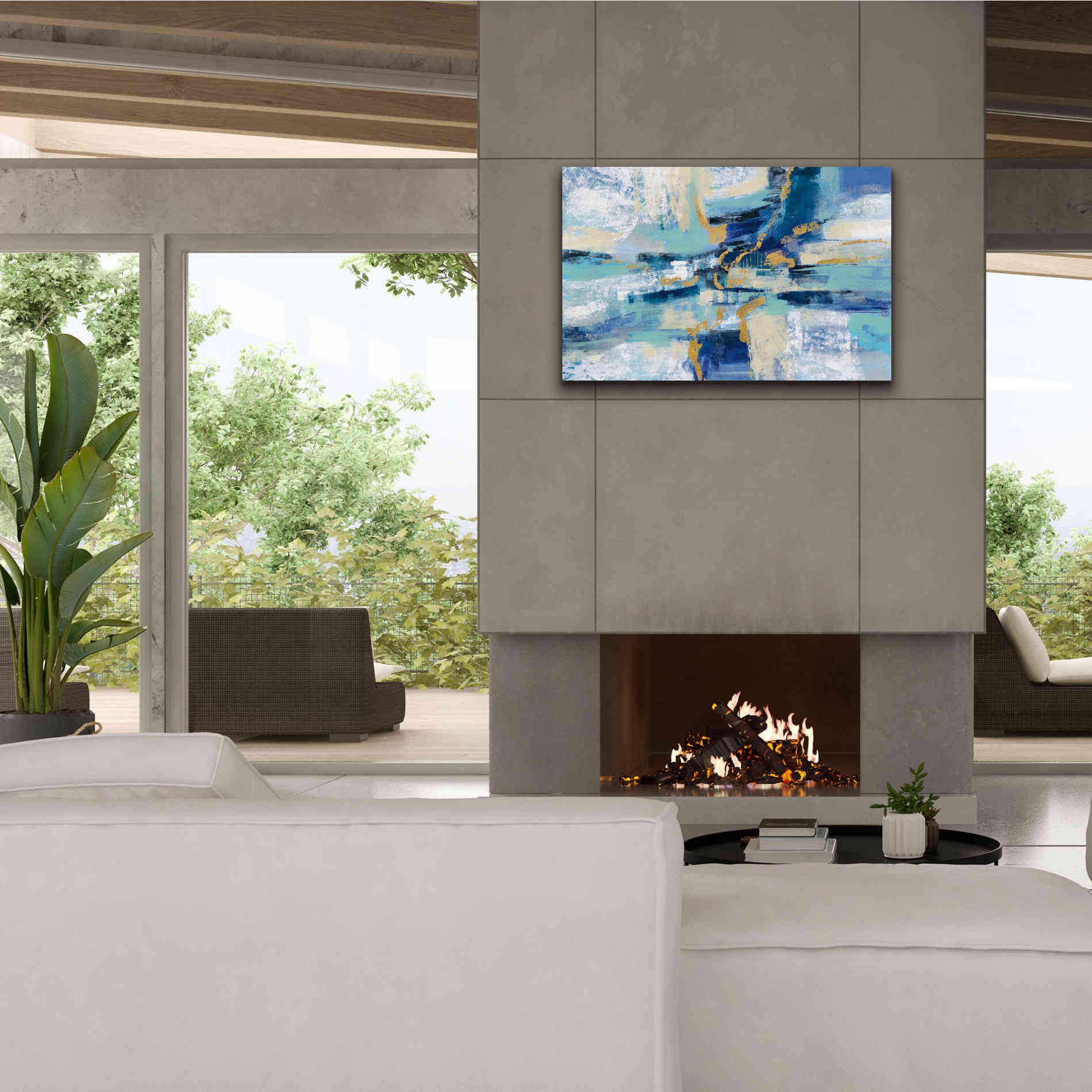 Epic Art 'Wave Breaker' by Silvia Vassileva, Canvas Wall Art,40 x 26