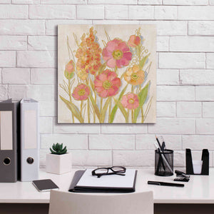 Epic Art 'Opalescent Floral I' by Silvia Vassileva, Canvas Wall Art,18 x 18