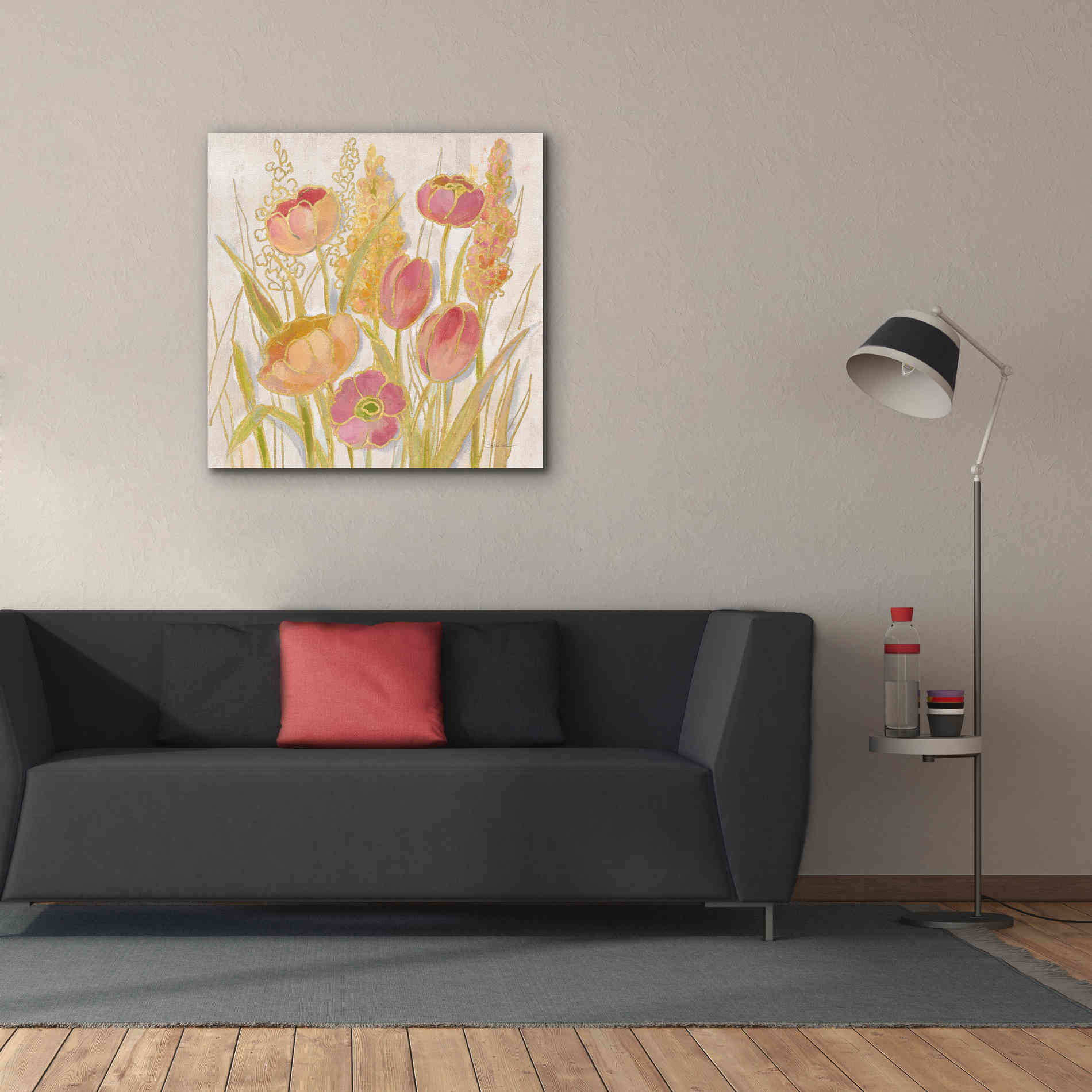 Epic Art 'Opalescent Floral II' by Silvia Vassileva, Canvas Wall Art,37 x 37