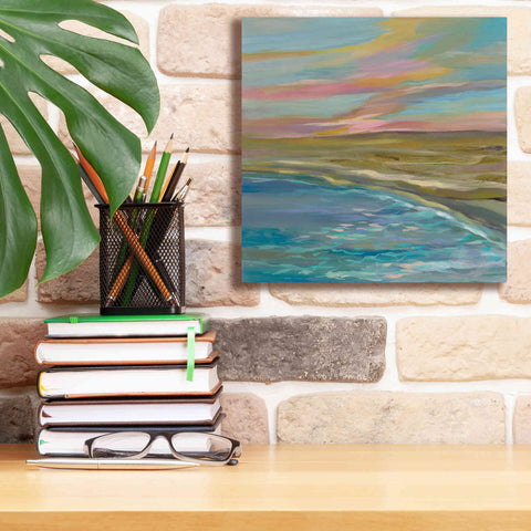 Image of Epic Art 'Sunrise Dunes' by Silvia Vassileva, Canvas Wall Art,12 x 12