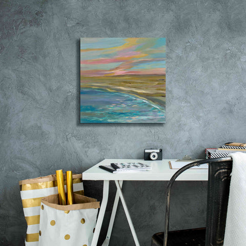 Image of Epic Art 'Sunrise Dunes' by Silvia Vassileva, Canvas Wall Art,18 x 18