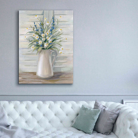 Image of Epic Art 'Cottage Windowsill' by Silvia Vassileva, Canvas Wall Art,40 x 54