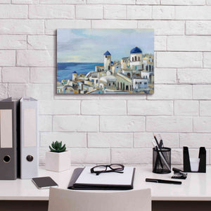 Epic Art 'Santorini View I' by Silvia Vassileva, Canvas Wall Art,18 x 12