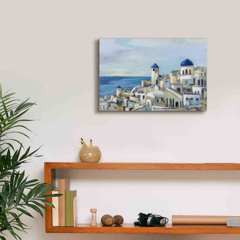 Image of Epic Art 'Santorini View I' by Silvia Vassileva, Canvas Wall Art,18 x 12