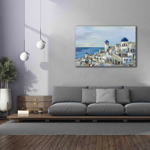 Image of Epic Art 'Santorini View I' by Silvia Vassileva, Canvas Wall Art,60 x 40