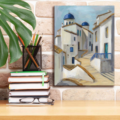 Image of Epic Art 'Santorini View II' by Silvia Vassileva, Canvas Wall Art,12 x 16