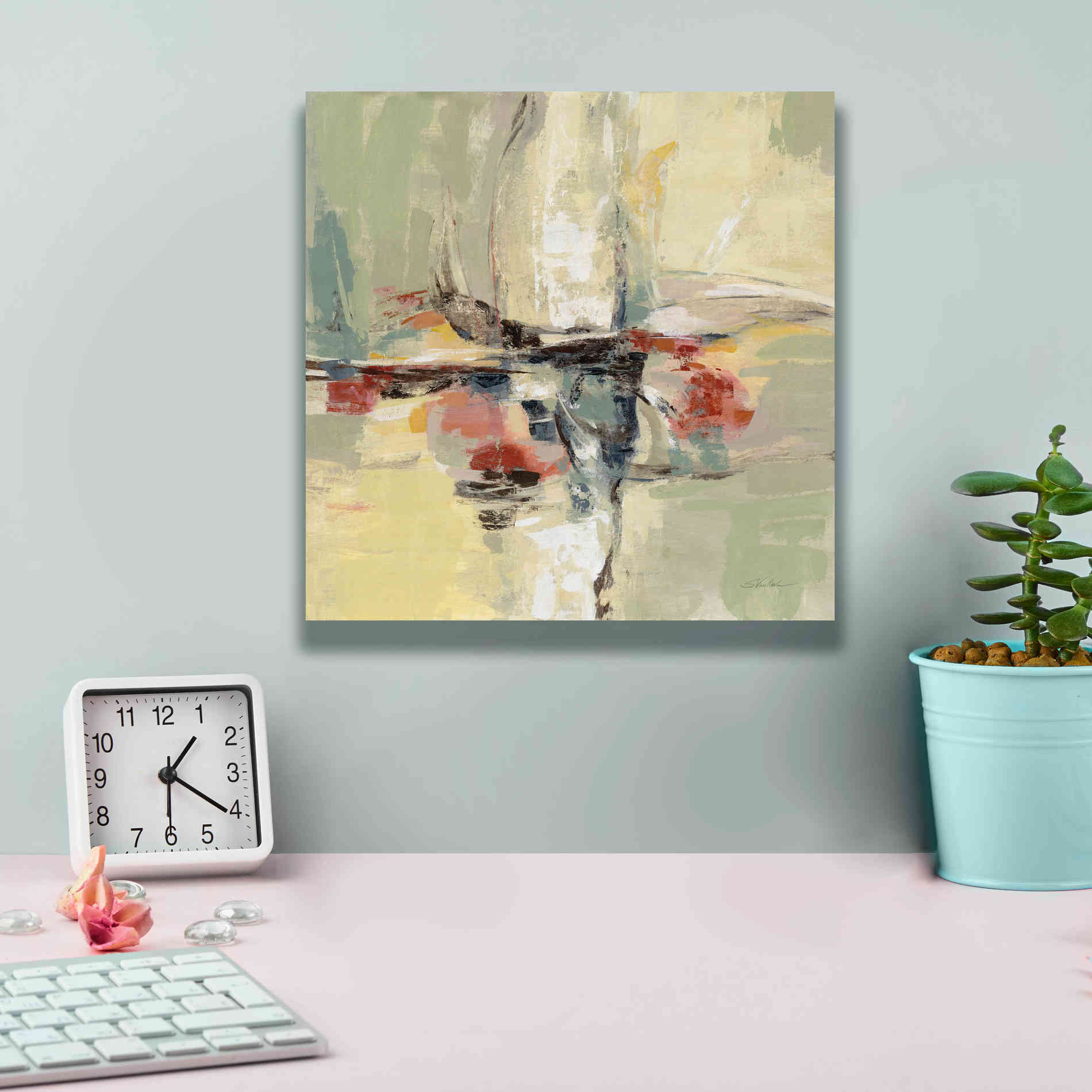 Epic Art 'Island Vibe' by Silvia Vassileva, Canvas Wall Art,12 x 12