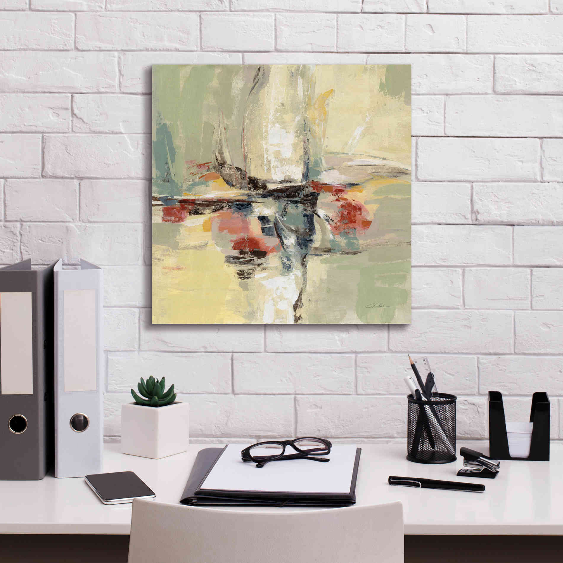 Epic Art 'Island Vibe' by Silvia Vassileva, Canvas Wall Art,18 x 18