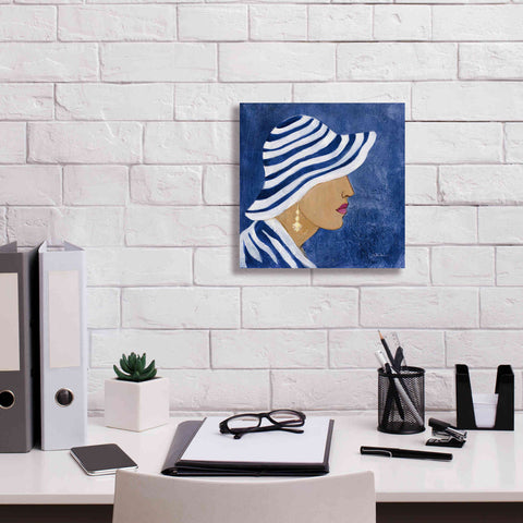 Image of Epic Art 'Lady with Hat I' by Silvia Vassileva, Canvas Wall Art,12 x 12