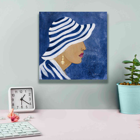 Image of Epic Art 'Lady with Hat I' by Silvia Vassileva, Canvas Wall Art,12 x 12