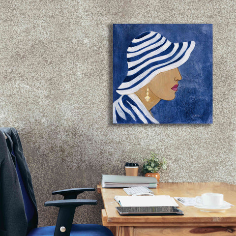 Image of Epic Art 'Lady with Hat I' by Silvia Vassileva, Canvas Wall Art,26 x 26