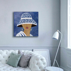 Epic Art 'Lady with Hat II' by Silvia Vassileva, Canvas Wall Art,37 x 37