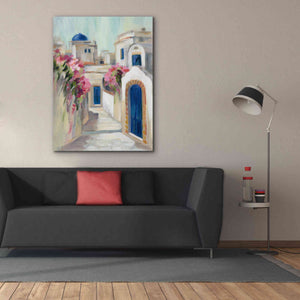 Epic Art 'Santorini Street I' by Silvia Vassileva, Canvas Wall Art,40 x 54