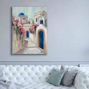 Epic Art 'Santorini Street I' by Silvia Vassileva, Canvas Wall Art,40 x 54