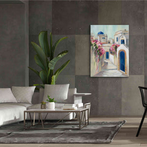 Epic Art 'Santorini Street I' by Silvia Vassileva, Canvas Wall Art,40 x 54