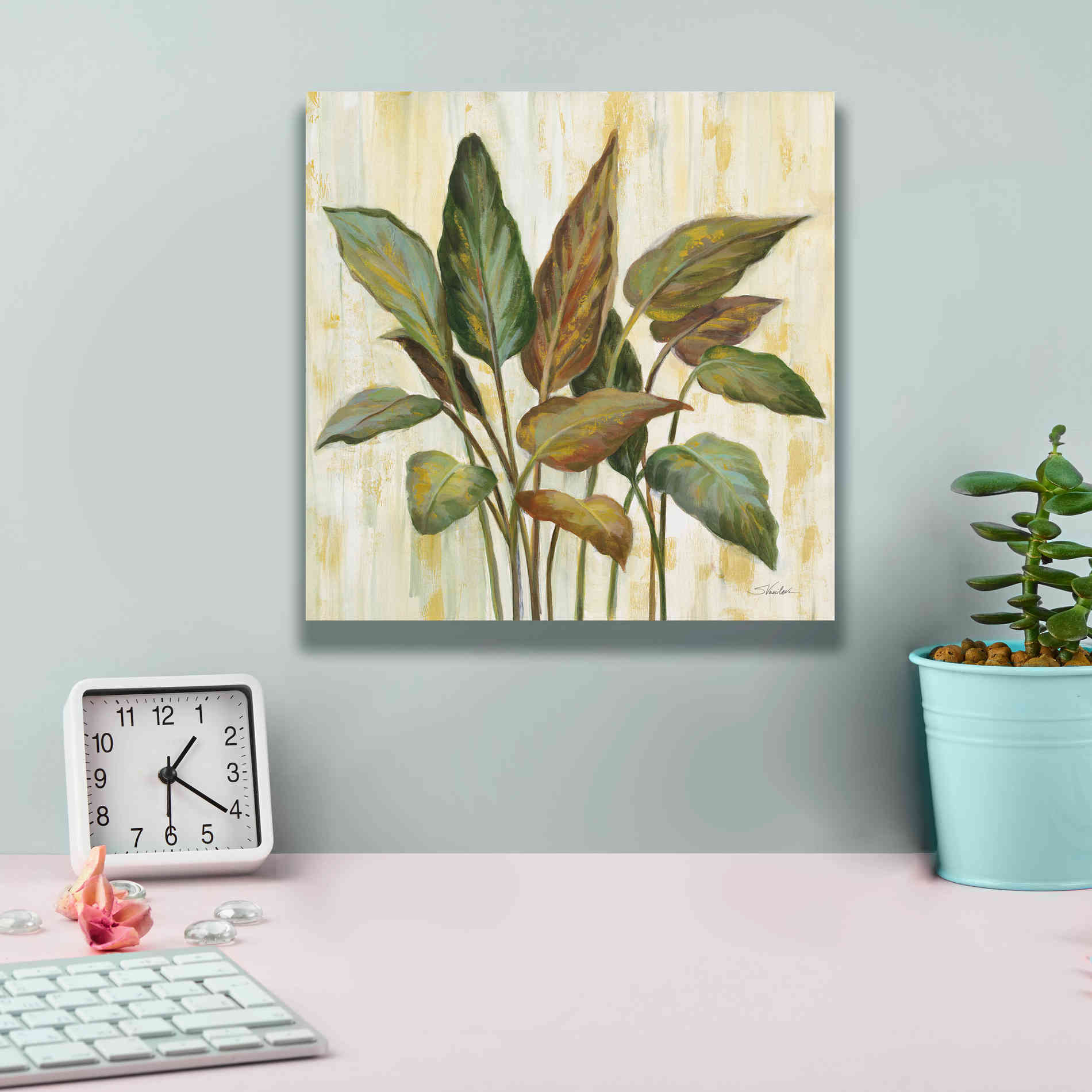 Epic Art 'Fall Greenhouse Leaves' by Silvia Vassileva, Canvas Wall Art,12 x 12