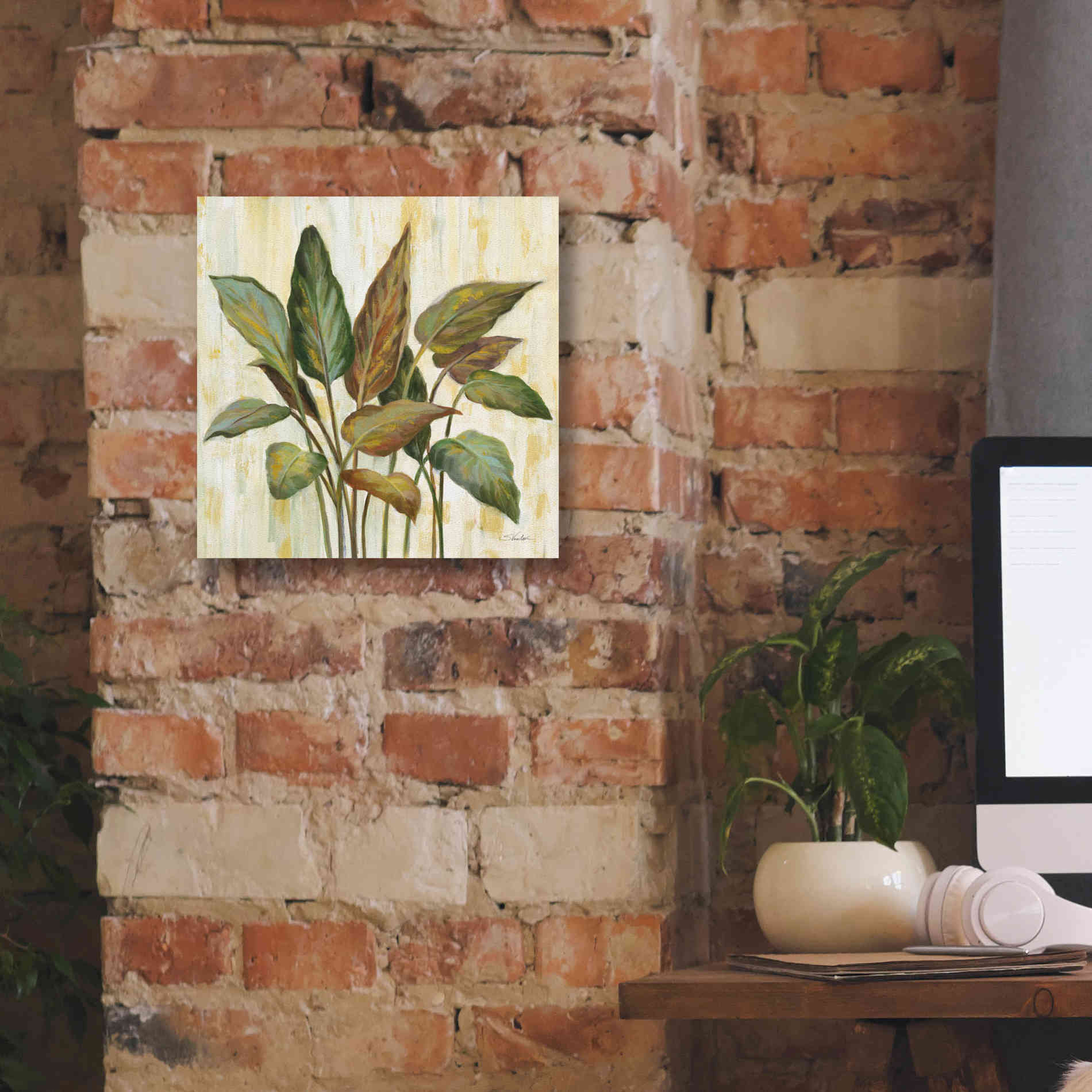 Epic Art 'Fall Greenhouse Leaves' by Silvia Vassileva, Canvas Wall Art,12 x 12