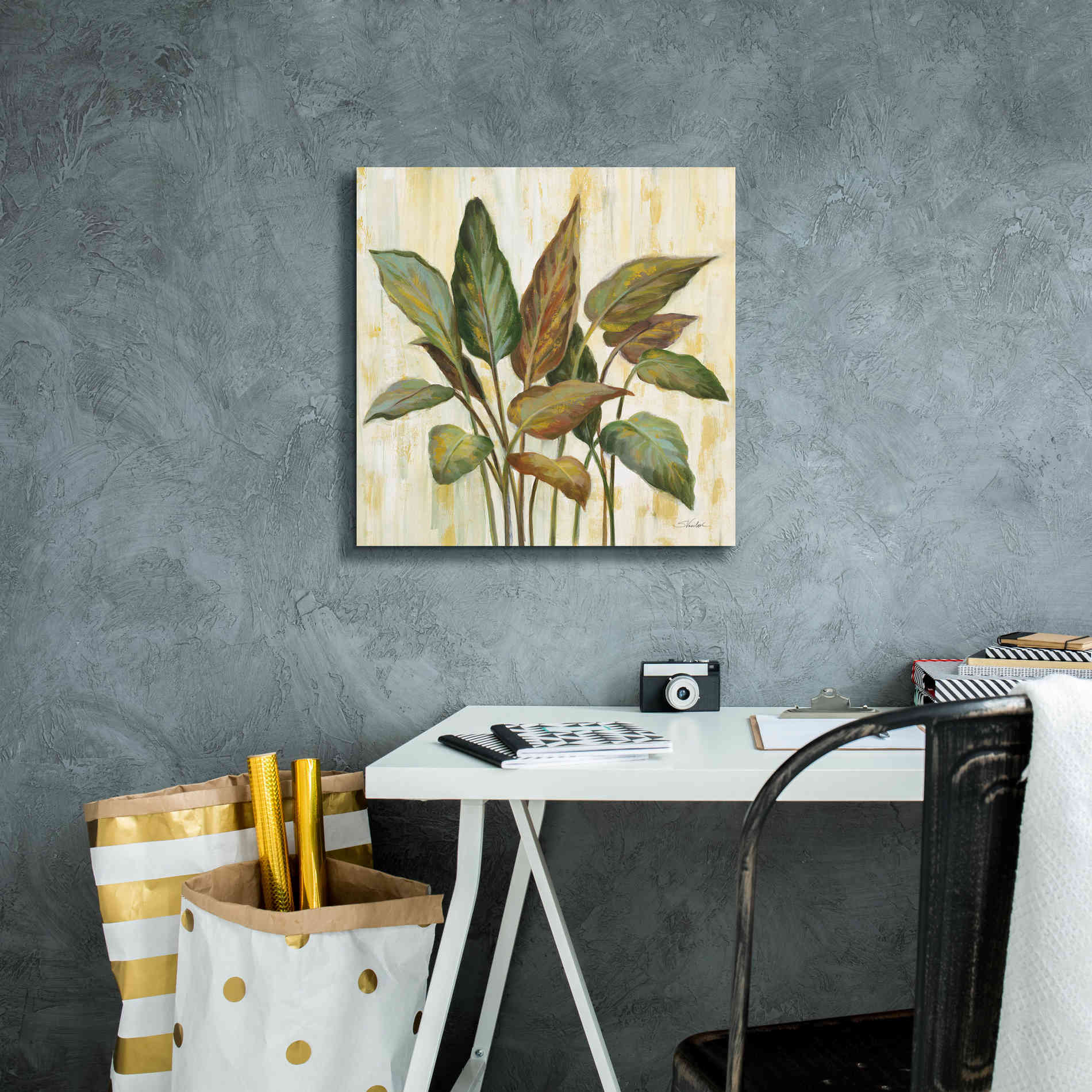 Epic Art 'Fall Greenhouse Leaves' by Silvia Vassileva, Canvas Wall Art,18 x 18