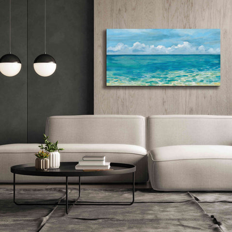 Image of Epic Art 'Caribbean Sea Reflections' by Silvia Vassileva, Canvas Wall Art,60 x 30