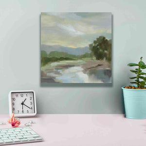 Epic Art 'Sage Lake' by Silvia Vassileva, Canvas Wall Art,12 x 12